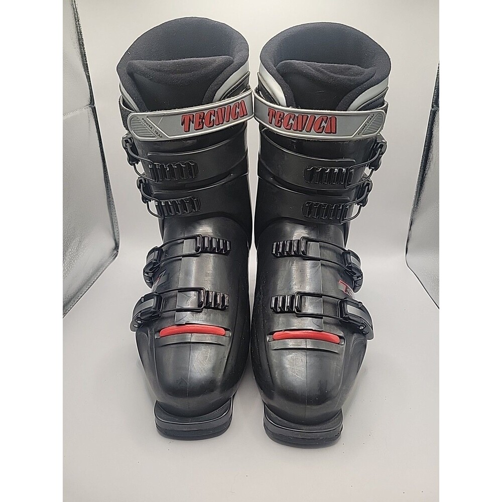 Ski Boots Downhill Skiing Tecnica Discovery TS7 US Size 9.5 Black Italy 28.0